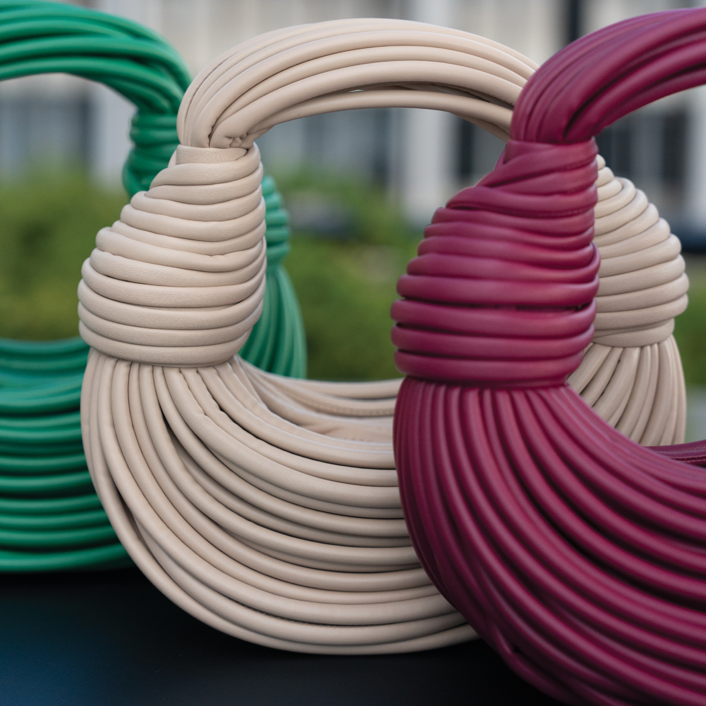 Spaghetti D Knot Bag